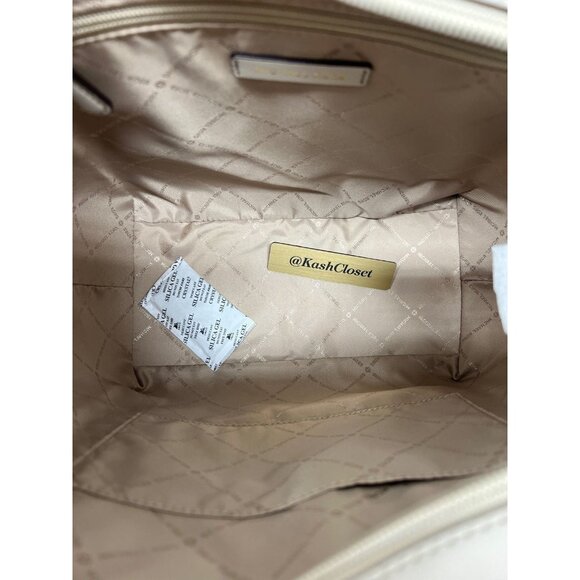 Michael Kors tote bag carmen large leather tote purse light sand - Picture 9 of 11